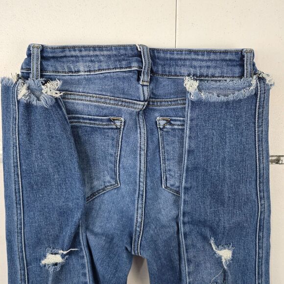 KanCan Signature VBK1448A Distressed Skinny Jeans Blue Sz 27 #4064 - Picture 4 of 12